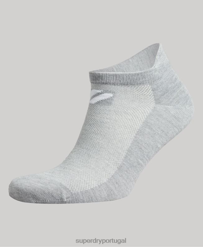 meias coolmax homens branco acessórios Superdry 2208H1424