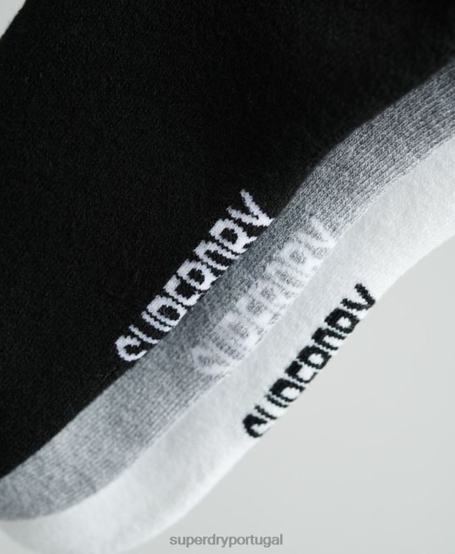 meias coolmax homens branco acessórios Superdry 2208H1425