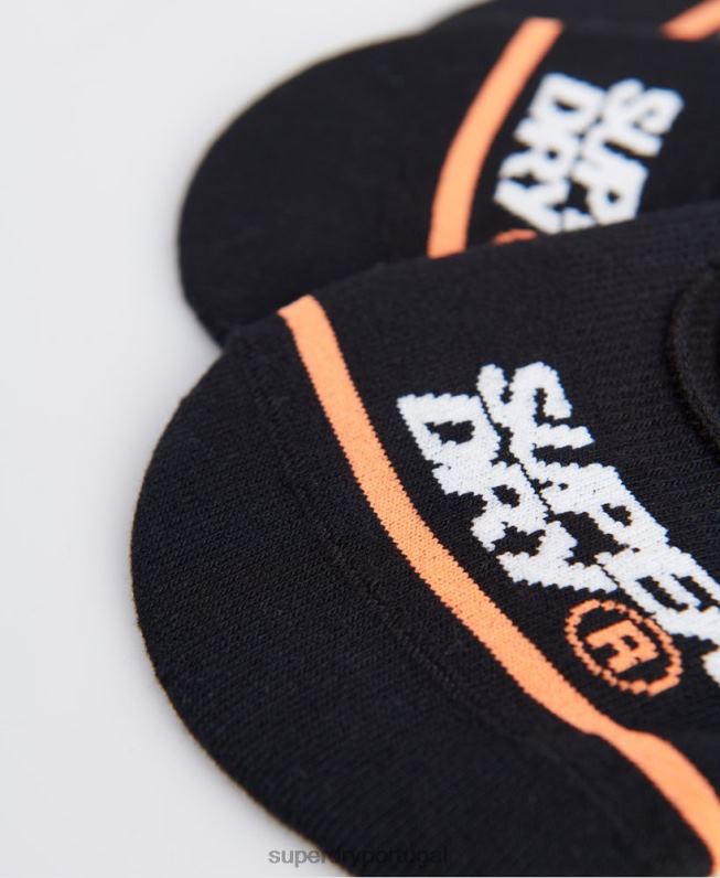 meias de treino não comparáveis homens preto acessórios Superdry 2208H1859