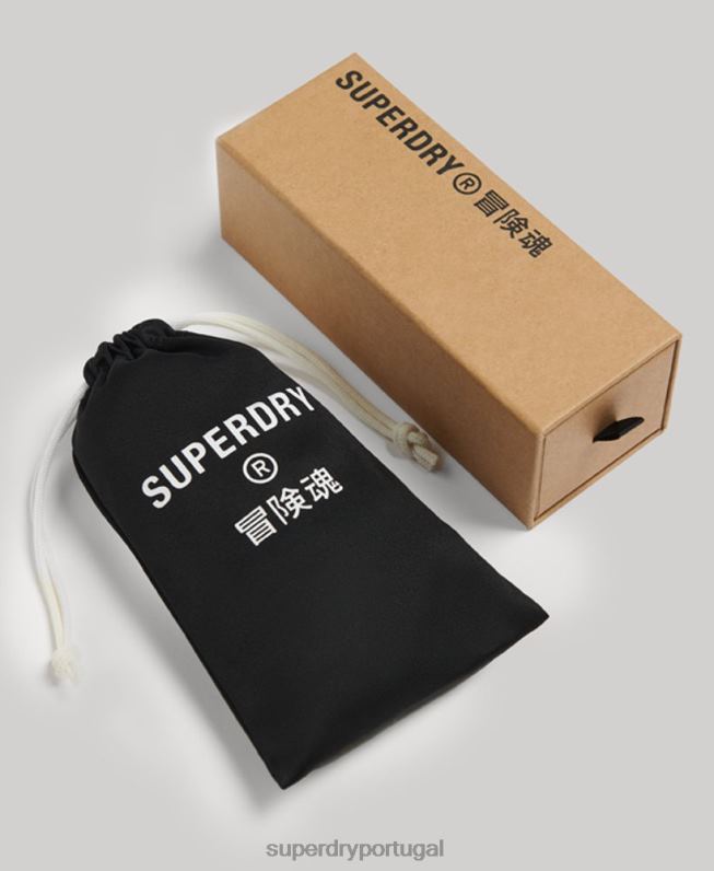 óculos de sol sdr stamford homens preto acessórios Superdry 2208H101