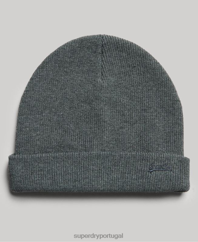 conjunto de acessórios com logotipo vintage homens cinza acessórios Superdry 2208H1648