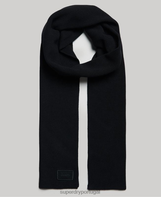 conjunto de acessórios com logotipo vintage homens preto acessórios Superdry 2208H1674