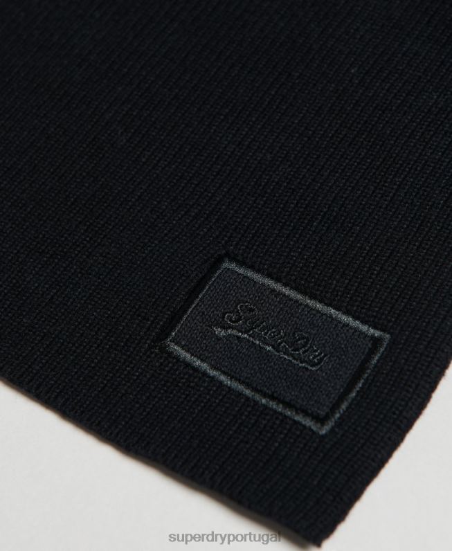 conjunto de acessórios com logotipo vintage homens preto acessórios Superdry 2208H1674