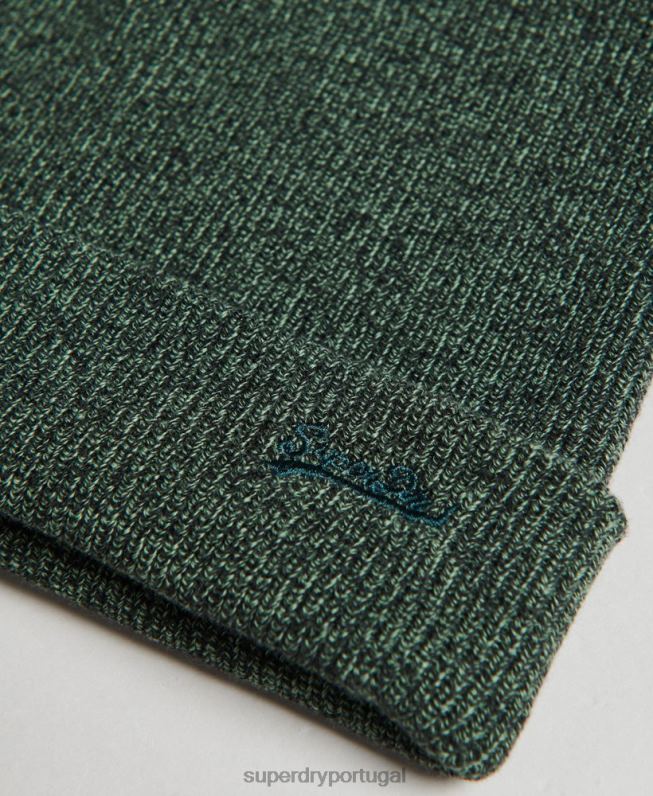 conjunto de acessórios com logotipo vintage homens verde acessórios Superdry 2208H1675