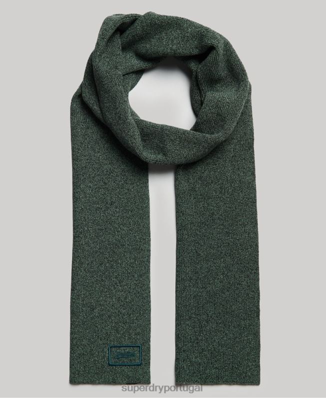 conjunto de acessórios com logotipo vintage homens verde acessórios Superdry 2208H1675