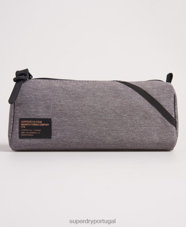 estojo de lápis detroit homens cinza acessórios Superdry 2208H6439