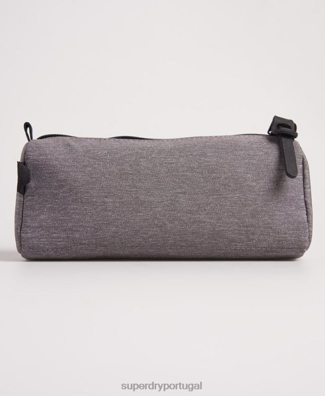 estojo de lápis detroit homens cinza acessórios Superdry 2208H6439