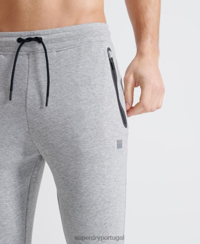 corredores de ginástica de treinamento homens cinza roupas Superdry 2208H5405