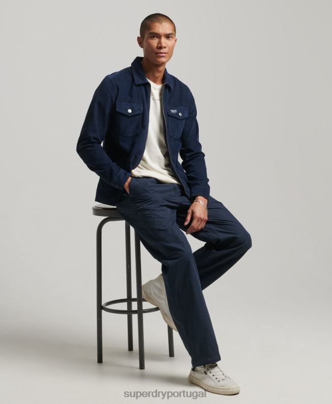 corredores de tecido homens marinha roupas Superdry 2208H27