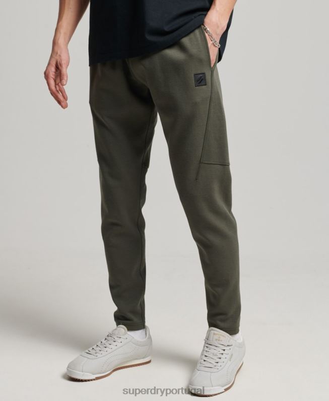 joggers cônicos tecnológicos homens caqui roupas Superdry 2208H6389