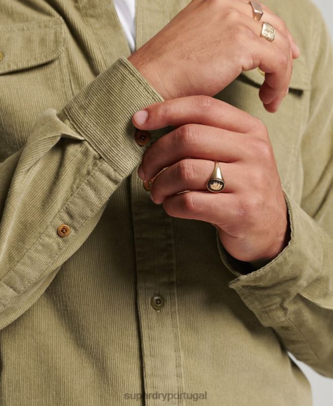 camisa de cordão de trilha homens bronzeado roupas Superdry 2208H234