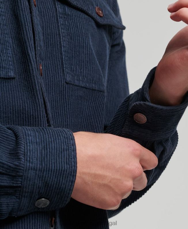 camisola de cordão vintage homens marinha roupas Superdry 2208H182