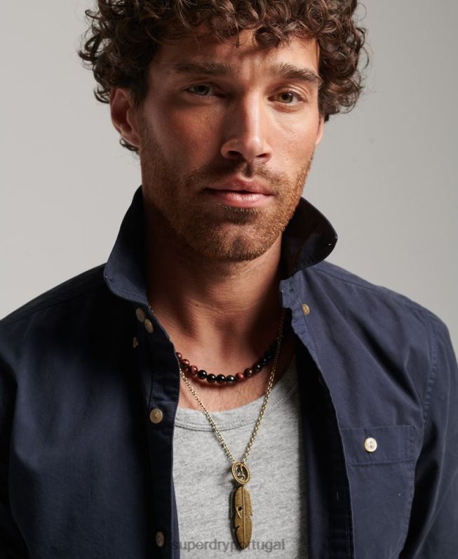 mercante loja - camisa de manga comprida homens marinha roupas Superdry 2208H148