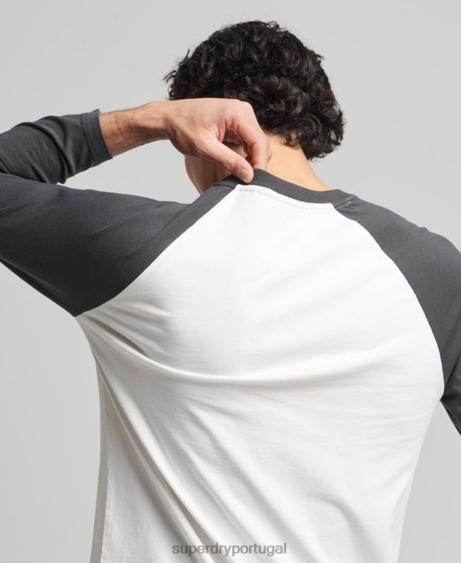 blusa surf ranchero vintage homens preto roupas Superdry 2208H1586