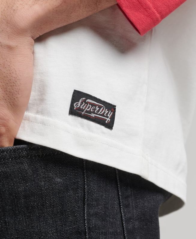 blusa surf ranchero vintage homens vermelho roupas Superdry 2208H1574