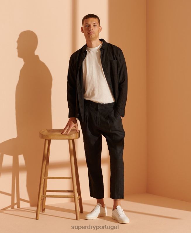 camiseta de cânhamo edição limitada homens branco roupas Superdry 2208H4986