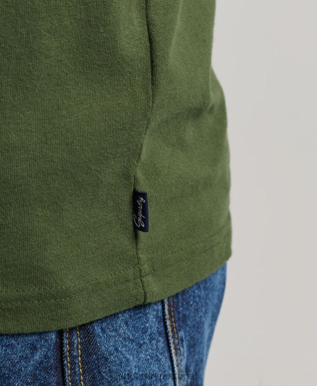 camiseta de escritor de sinal vintage homens cinza roupas Superdry 2208H4874