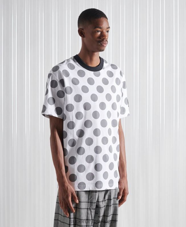 camiseta estampada sdx tokyo edição limitada homens cinza roupas Superdry 2208H4965