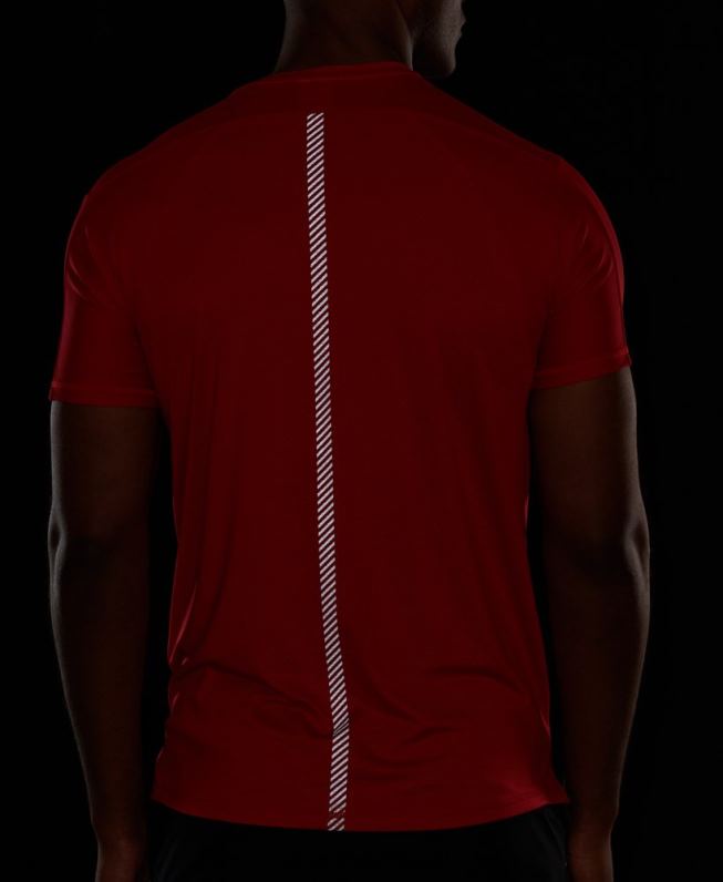 camiseta manga curta corrida homens vermelho roupas Superdry 2208H5395