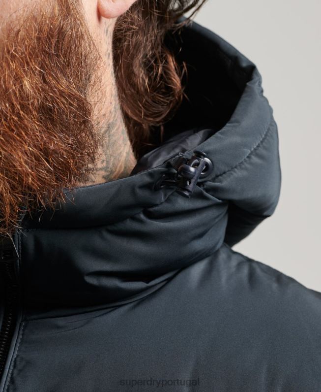 casaco curto homens marinha roupas Superdry 2208H988