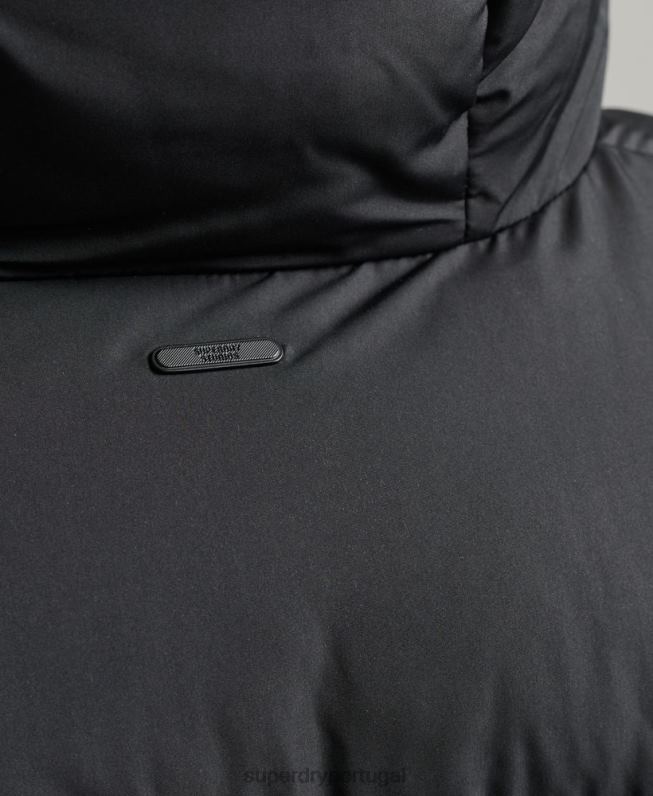 casaco curto homens preto roupas Superdry 2208H1056