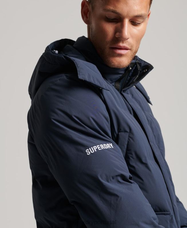 casaco de palangre homens marinha roupas Superdry 2208H4583