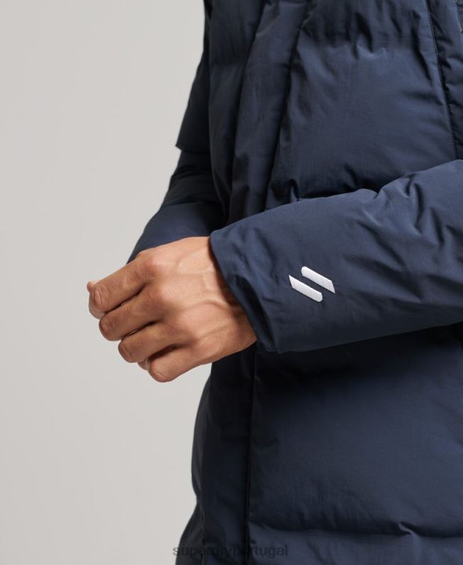 casaco de palangre homens marinha roupas Superdry 2208H4583