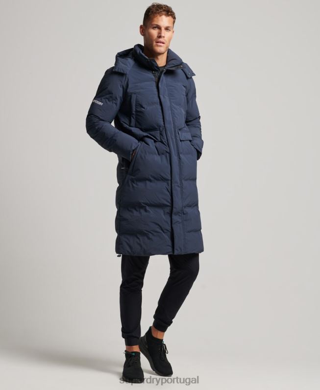 casaco de palangre homens marinha roupas Superdry 2208H4583