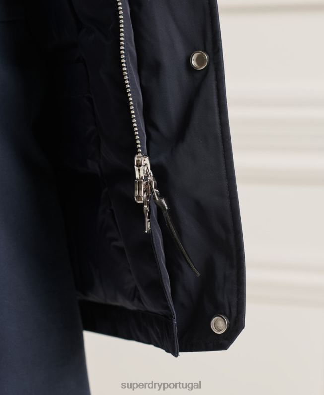 casaco everest down parka studios homens marinha roupas Superdry 2208H4578