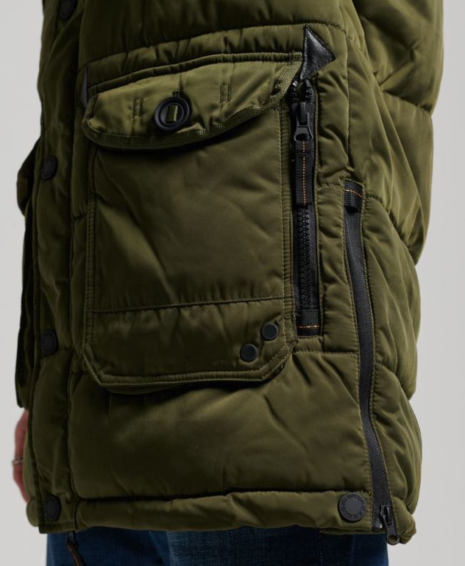 casaco parka chinook homens verde roupas Superdry 2208H4513