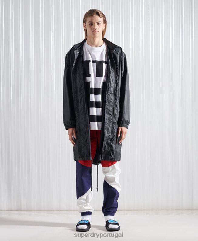 casaco parka sdx freya edição limitada homens preto roupas Superdry 2208H5552