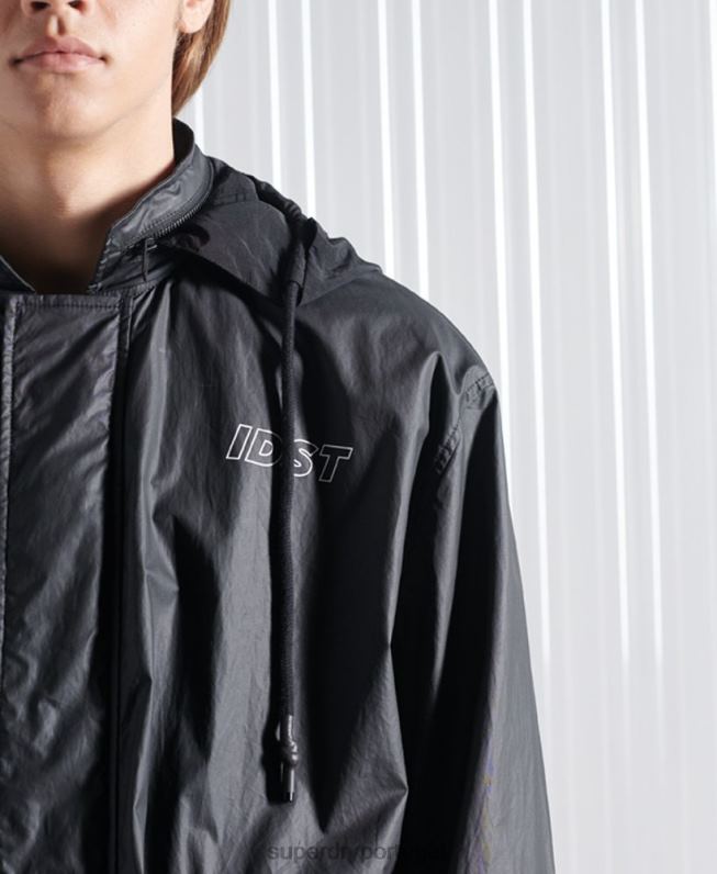casaco parka sdx freya edição limitada homens preto roupas Superdry 2208H5552