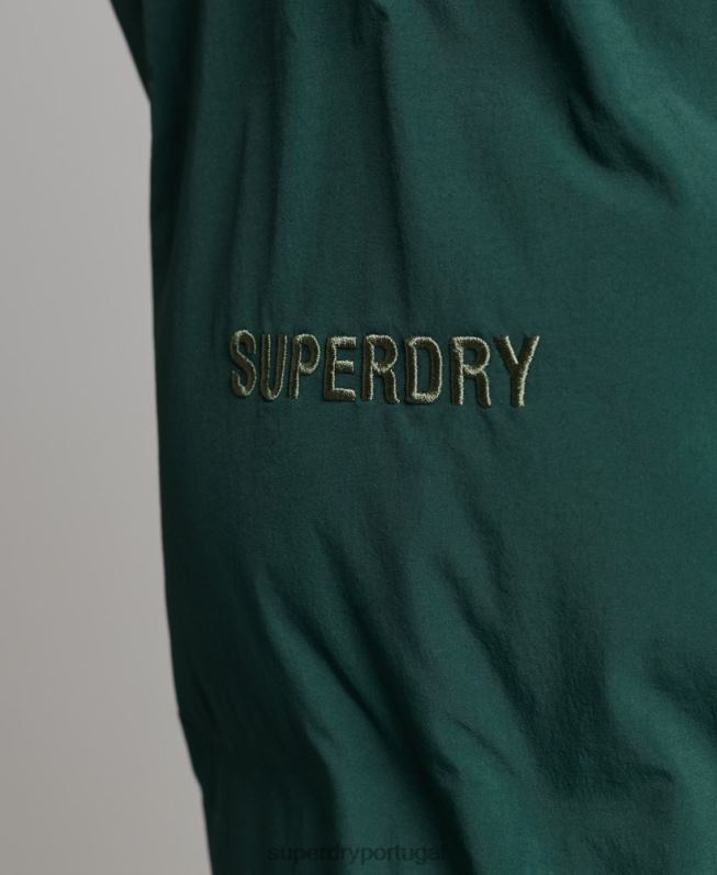 casaco puffer quadrado homens verde roupas Superdry 2208H4543
