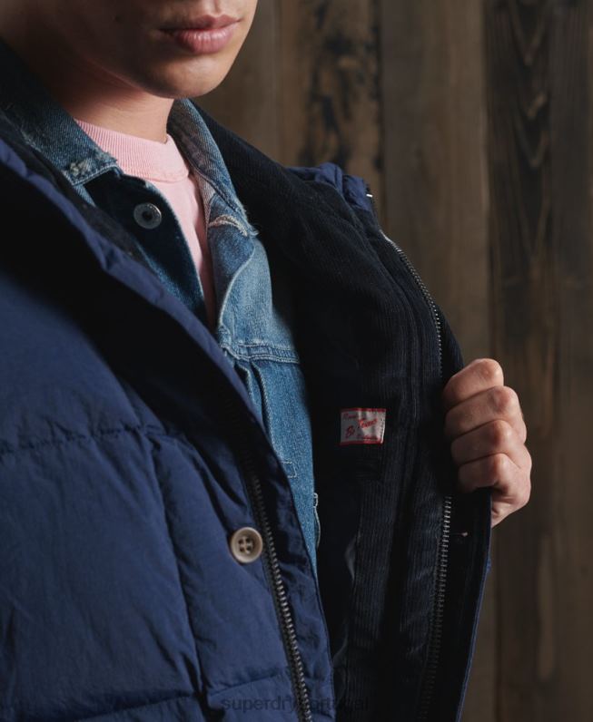 casaco seco parka edição limitada homens azul roupas Superdry 2208H1180