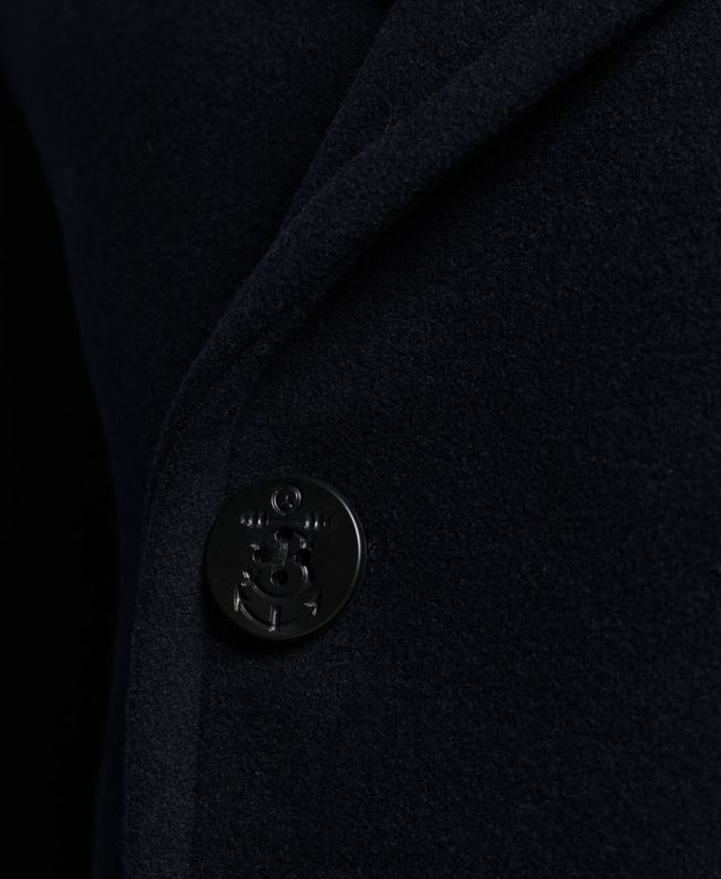 loja mercantil - casaco de lã homens marinha roupas Superdry 2208H966