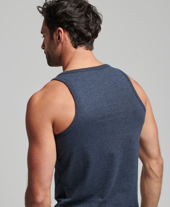 colete clássico vintage local homens marinha roupas Superdry 2208H1452