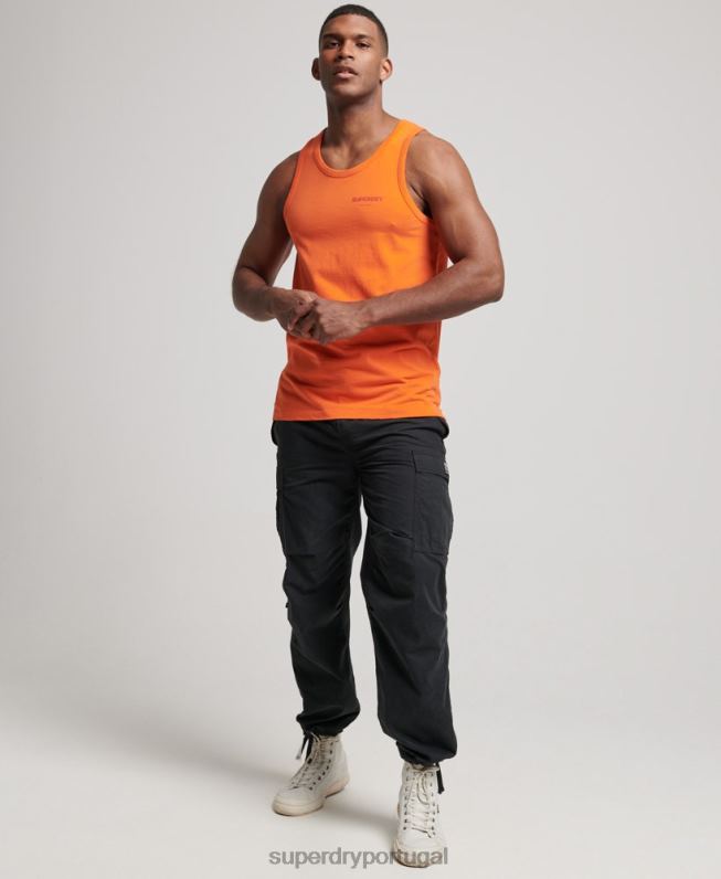 colete esportivo code core homens laranja roupas Superdry 2208H1483