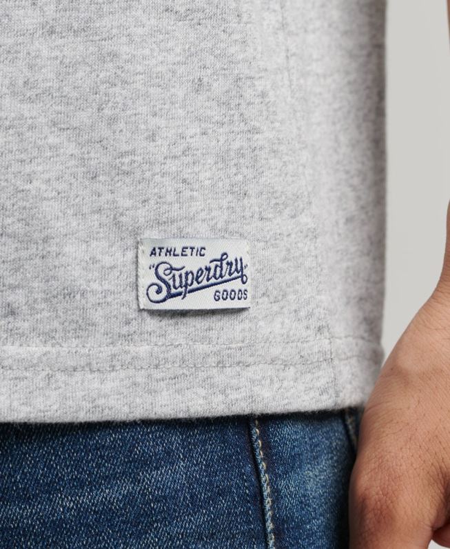 regata colegial vintage homens cinza roupas Superdry 2208H1559