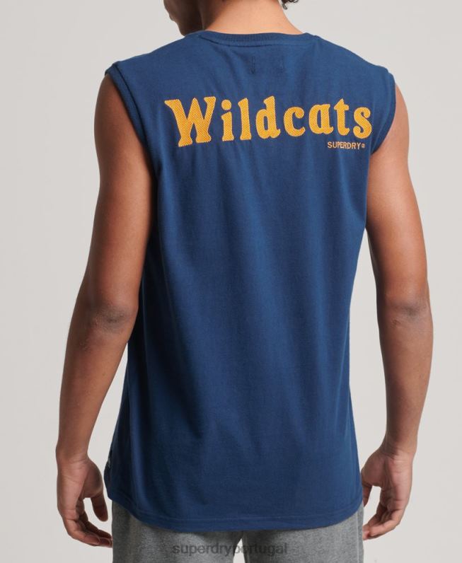 regata colegial vintage homens marinha roupas Superdry 2208H1584