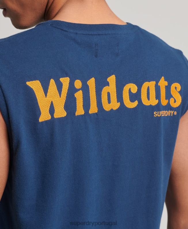 regata colegial vintage homens marinha roupas Superdry 2208H1584