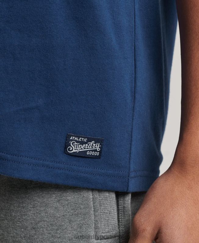 regata colegial vintage homens marinha roupas Superdry 2208H1584