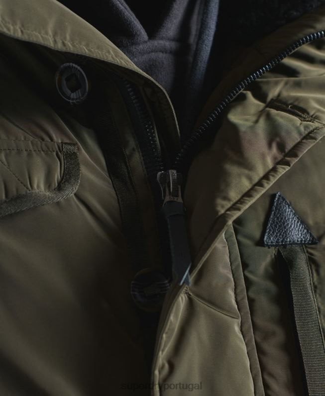 Jaqueta bomber chinook homens caqui roupas Superdry 2208H4541