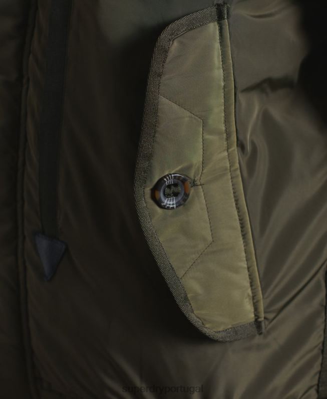 Jaqueta bomber chinook homens caqui roupas Superdry 2208H4541
