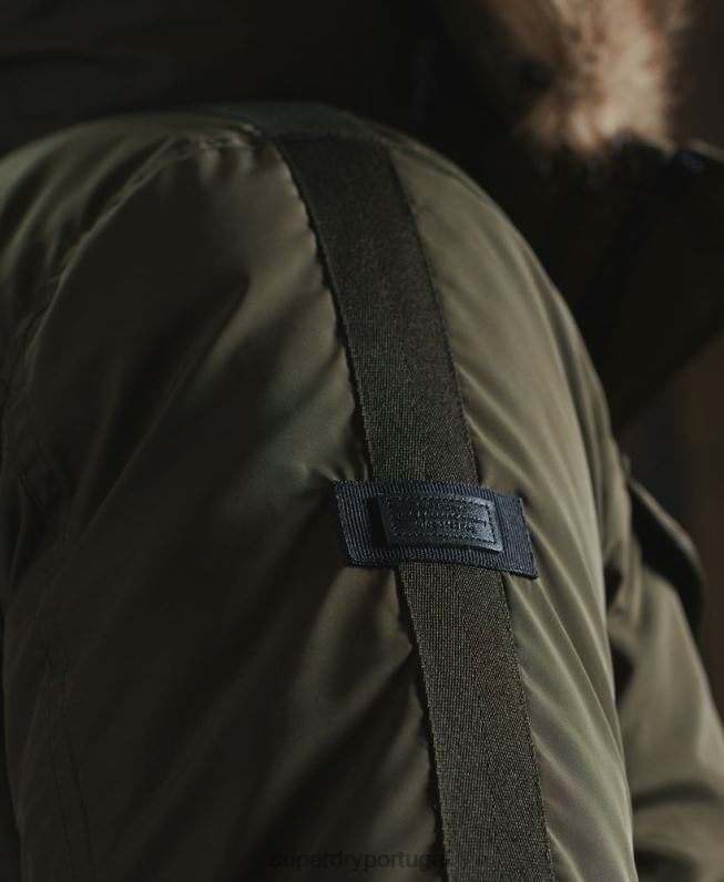 Jaqueta bomber chinook homens caqui roupas Superdry 2208H4541