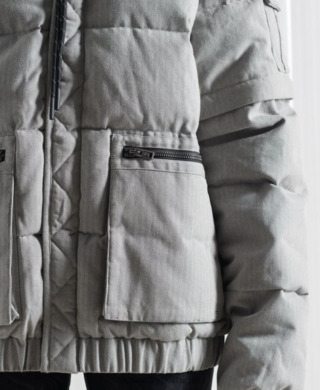 edição limitada sdx 2 em 1 jaqueta homens cinza escuro roupas Superdry 2208H1179