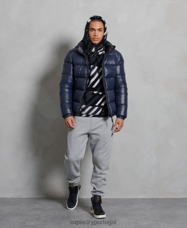 jaqueta acolchoada alpina de luxo homens marinha roupas Superdry 2208H4746