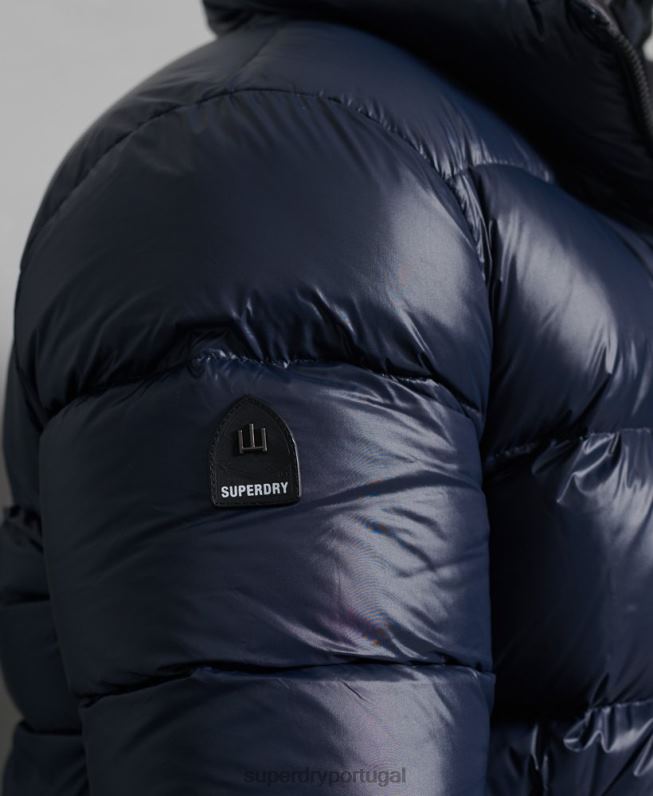 jaqueta acolchoada alpina de luxo homens marinha roupas Superdry 2208H4746