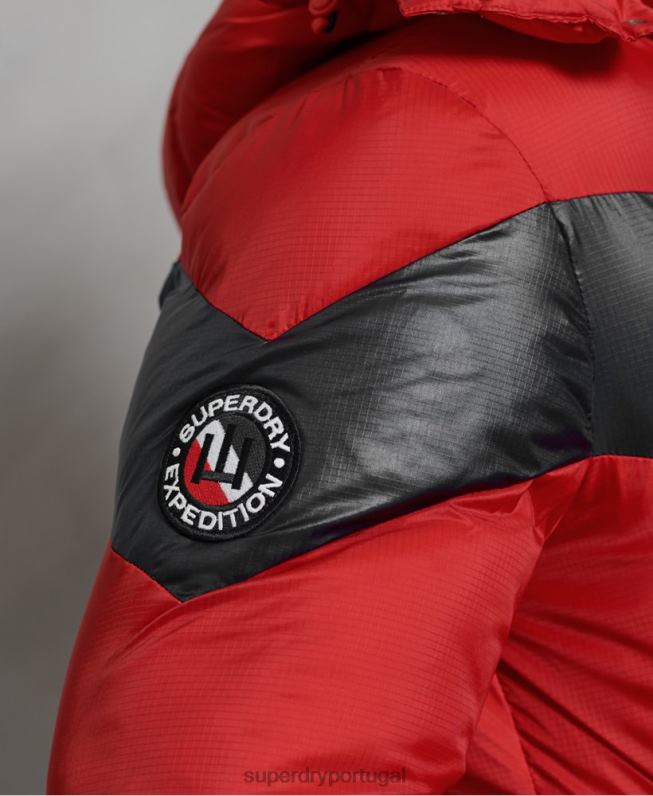 jaqueta acolchoada stratus homens vermelho roupas Superdry 2208H4789