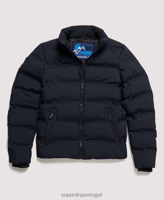 jaqueta acolchoada ultimate radar homens marinha roupas Superdry 2208H4735