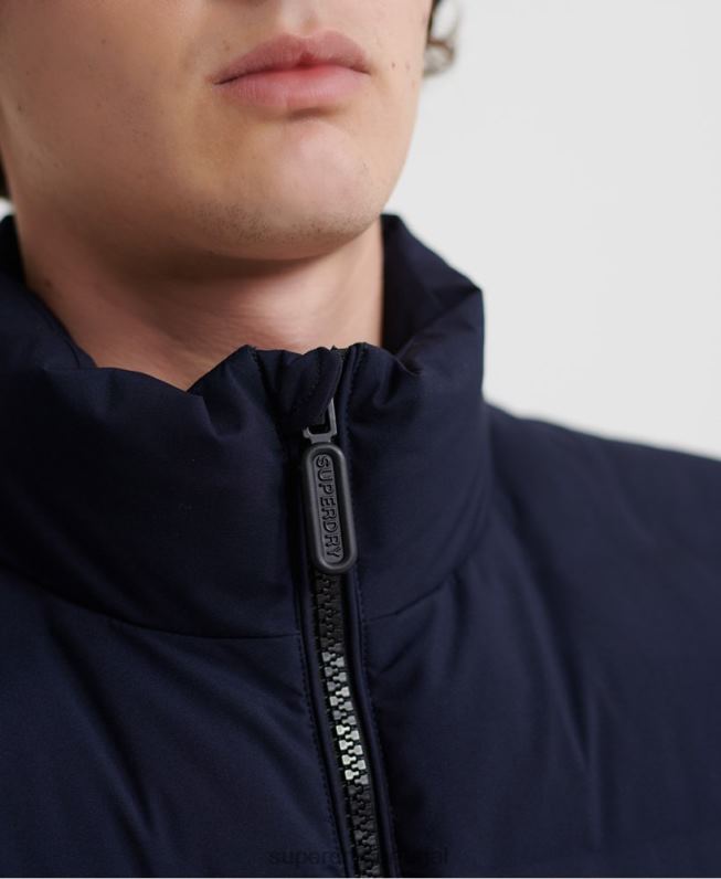 jaqueta acolchoada ultimate radar homens marinha roupas Superdry 2208H4735